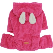 Pawstar Pembe Tapeti Kedi Köpek Tulum Kedi Köpek Kıyafeti - S