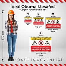 İsg Tabelam 35x50cm/dekota/Vinç Çalışma Sahası