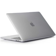 HEPTEKİLETİŞİM Macbook Air 13.3 M1 2020 Kılıf 360 Tam Korumalı Kapak A1932/A2179/A2337 (M-Sof-Kristal)