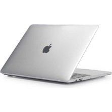 Heptek İletişim Macbook Air 13.3 M1 2020 Kılıf 360 Tam Korumalı Kapak A1932/A2179/A2337 (M-Sof-Kristal)