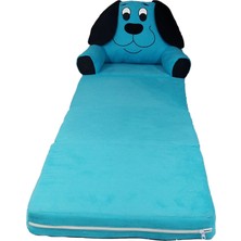 Home and Home Çocuk-Bebek Koltuğu Sandalye Portatif Yatak Puf-Dik Duruş Minderi Köpek Figürlü Bebek Çocuk Koltuğu