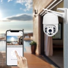 Sanec 2.0 Mp Hd Lens İç Dış Mekan Suya Danıklı Ip Wifi Network Güvenlik Kamerası Wifi Kamera