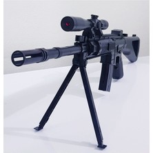 Derinsu Oyuncak Boncuk Atan Gerçek Görünümlü Lazerli M-739 Keskin Nişancı Tüfeği 85CM