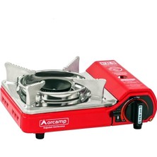 Orcamp Portatif Mini Kamp Ocağı Kırmızı Çantalı