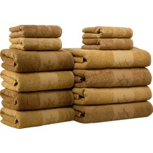 Textile Colors Banyo Havlu Setı 12 Adet - 4 Adet 30 x 50 cm 4 Adet 50 x 100 cm 4 Adet 70 x 140 cm
