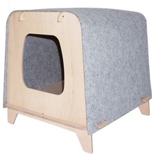 Tufetto Neko Ahşap Kedi Evi