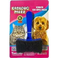 Catmozz Otomatik Tek Tuşla Kolay Temizlenebilen Kedi Köpek Fırça Tarağı