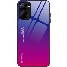 Zsunsky Shop Realme V30 Için Gradient Color Gl Kılıf (Yurt Dışından)