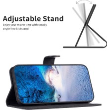 Zsunsky Shop Realme C55 Için Ekose Kabartmalı Deri Kılıf (Yurt Dışından)