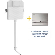 Visam Slim 80 Iki Kademeli Gömme Rezervuar (Hela Taşı)