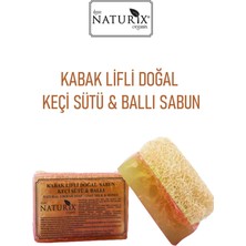 Naturix Natural Peeling Etkili Kabak Lifli Keçi Sütü & Ballı Sabun 130 Gr