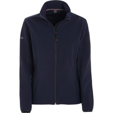 Slam Lacivert Kadın Dik Yaka Uzun Cepli Regular Fit Yazlık Ceket A925002S00
