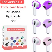 Zsunsky Shop Airpods 3 Için 3 Çift Silikon Kulaklık (Yurt Dışından)