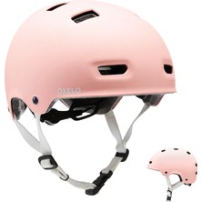 Decathlon Oxelo Kask - Paten / Kaykay / Scooter - Pembe - MF500