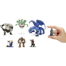 Jada Toys Dungeons And Dragons Mega Pack Nano Figürler, Lisanslı 7 Parça Set