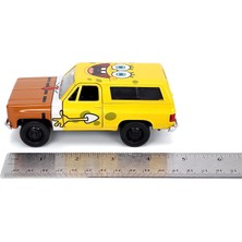 Jada Toys 1980 Chevy K5 Blazer Aracı ve Sponge Bob Figür, 13.5 Cm, Serbest Tekerlekli