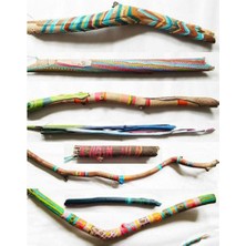 Eleanos 50set Doğal Rustik Şube Lotlar Dalgalı Ağallık Ahşap Hobileri Dıy Ahabreyime 30 Cm Ahşap05 (Yurt Dışından)