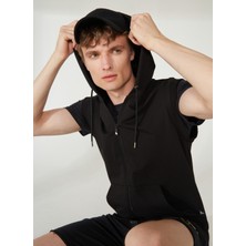 The Crow Siyah Unisex Kapüşonlu Sweatshirt Saw