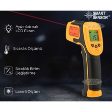 Smart Sensor AS530 Lazerli Sıcaklık Ölçer 550°C