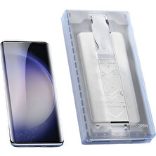 ZORE Samsung Galaxy S23 Ultra Uyumlu Zore Kolay Uygulama Aparatlı Easy Body Ekran Koruyucu
