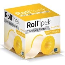 Roll Çinko Oksitli Kauçuk Tıbbi Ipek Flaster 5 cm x 5 mt
