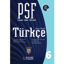 Palme Yayıncılık - Akademik Kitaplar Palme Psf 6.sınıf Türkçe Soru Föyleri