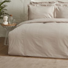 Karaca Home Uniq %100 Pamuk Saten Çift Kişilik Nevresim Takımı Taş