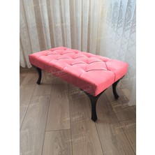 AldaGelsin 100 cm Kapitoneli Ayak Ucu Kapı Önü Antre Bench Puf Siyah Ayak