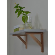 Lethe Works Raf Ayağı, Gürgen Ahşap raf ayağı (4 Adet) (Natural)