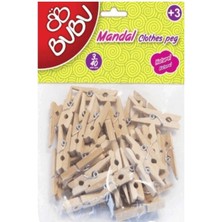 Bubu Natural Mandal 40'lı 3 cm
