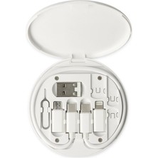 Konfulon SN06 3in1 Kablo ve Kart Düzenleyici - Beyaz 300099