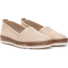 Bags Shoes Bulldozer 231747 Kadın Casual Günlük Hakiki Deri Ultra Comfort Taban Babet