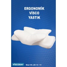 Viscoday Ortopedik Visco Yastık Boyun Fıtığı Boyun Düzleşmesi Boyun Destekli Güzellik Yastığı