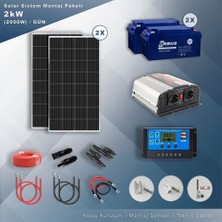 Matech 2 KW Solar Paket Sistem (2000W/GÜN)