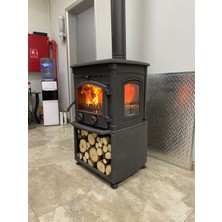 Flame Stove Flamestove FS-014 St Sirius Ultra 3 Camlı Odunluklu Şömine