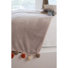 Wellsoftline Softline Wellsoft Ponponlu Atkı /Şal/Etol