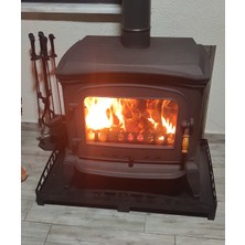 Flame Stove FS-032 Yk Altara Lüx   3 Camlı Yan Kapaklı Şömine