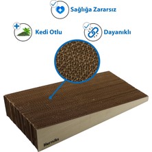 Herniks Doğal Kedi Otlu Kedi Tırmalama Kartonu 43 cm - HR2016