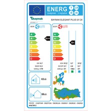 Baymak Elegant Plus UV 24 A++ (Montaj Dahil) 24000 BTU Duvar Tipi Klima