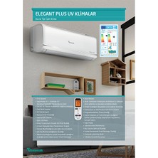 Baymak Elegant Plus UV 24 A++ (Montaj Dahil) 24000 BTU Duvar Tipi Klima