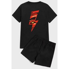 Only Trendwear Yıldırım Baskı Şort Takım