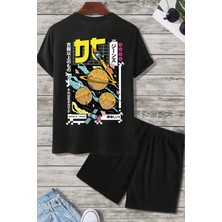 Only Trendwear Tokoyaki  Baskı Şort Takım