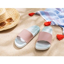 English Home Belinda Kadın Plaj Terliği Pudra Renk Silikon/Plastik Günlük Konforlu Tasarım