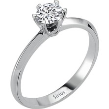 Sirius Pırlanta F Renk 0,40 Karat Pırlanta Tektaş Yüzük 0423R0174
