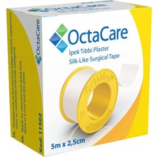 Octacare Çinko Oksit Yapışkanlı Tıbbi Ipek Flaster 2.5 cm x 5 mt - 2 Kutu