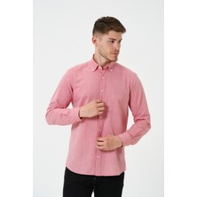 Erkek Narçiçeği Oxford Regular Fit Düz Uzun Kol Gömlek