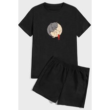 Only Trendwear Shinobi Baskı Şort Takım