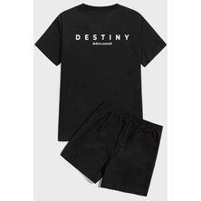 Only Trendwear Destiny  Baskı Şort Takım