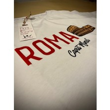 Alma Mater Company Roma Baskılı T-Shirt