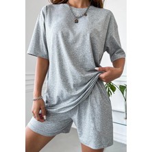 Only Trendwear Unisex Pamuklu Penye Şort Takım